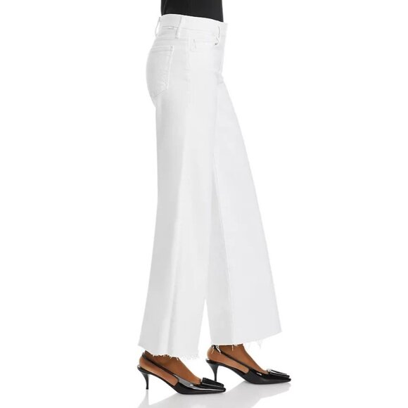 Mother The Roller Fray Jeans Women's 27 Fairest Of Them All High Rise Wide Leg - Picture 5 of 15